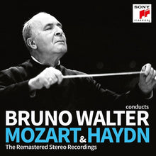 the album cover for Mozart / Haydn - Bruno Walter Conducts Mozart & Haydn Remastered