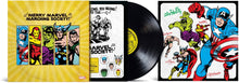 the album cover for Unknown Artist - Merry Marvel Marching Society [RSD Black Friday 2024]