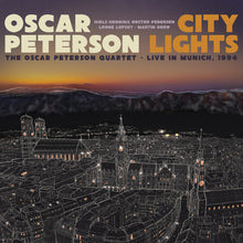 the album cover for Oscar Peterson - City Lights: The Oscar Peterson Quartet - Live In
