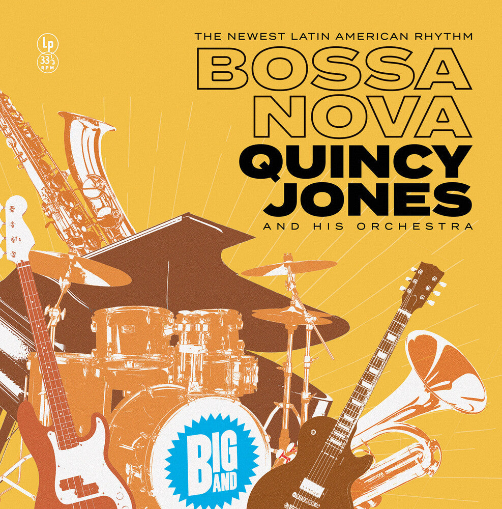 the album cover for Quincy Jones - Big Band Bossa Nova [Colored Vinyl] (Ylw) (Uk)