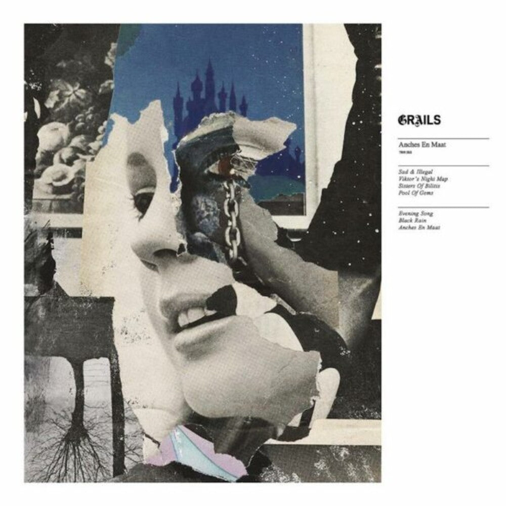 the album cover for Grails - Anches En Maat - Black Ice [Colored Vinyl]