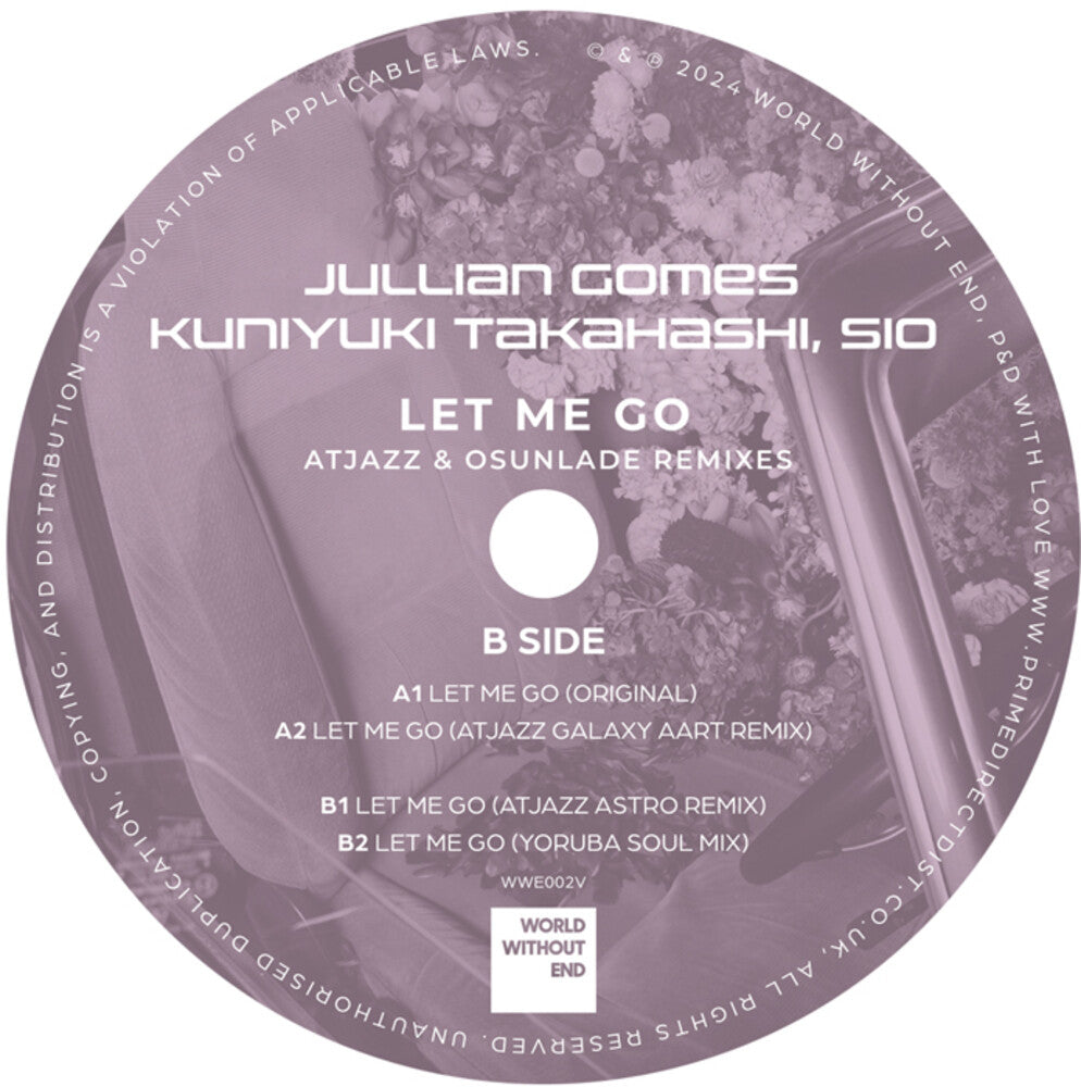 the album cover for Jullian Gomes  / Takahashi,Kuniyuki - Let Me Go (Remixes)