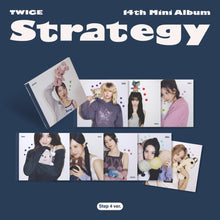the album cover for TWICE - Strategy (Step 4 Ver.)