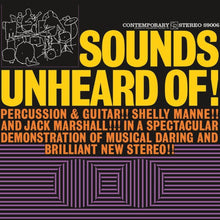 the album cover for Shelly Manne - Sounds Unheard Of (Gate) [180 Gram]