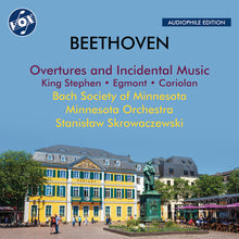 the album cover for L Beethoven .V. / Skrowaczewski / Minnesota Orch - Overtures & Incidental Music