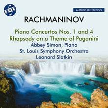 Rachmaninoff / Simon / St. Louis Symphony Orch - Piano Concertos Nos. 1 & 4 Rhapsody On A Theme Of [CD]