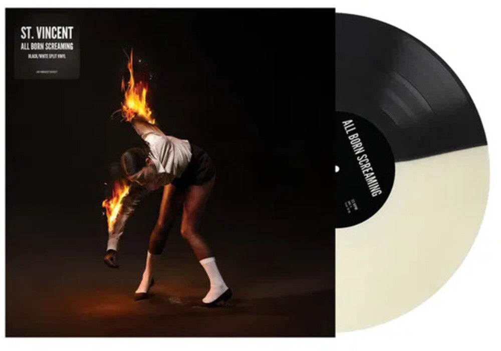 the album cover for St Vincent - All Born Screaming (Blk) [Colored Vinyl] (Wht) (Can)