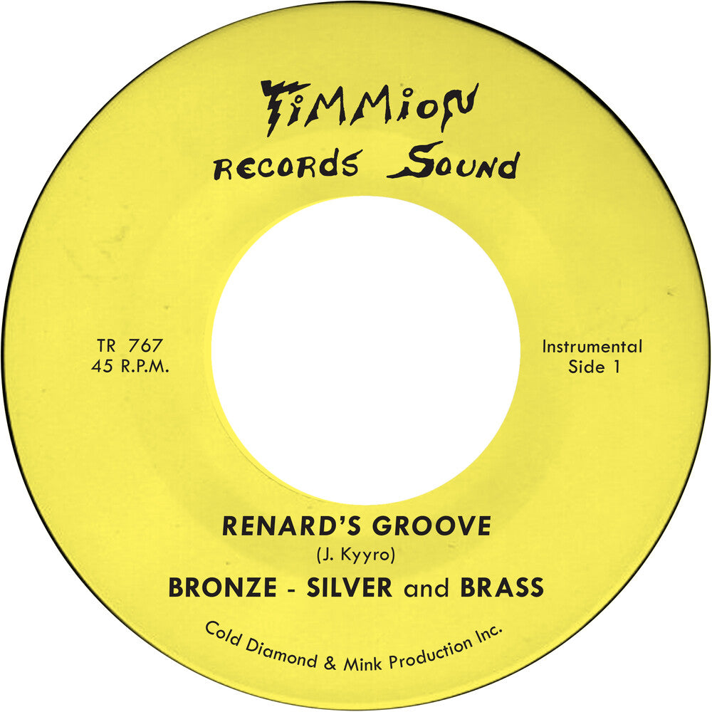 the album cover for Bronze Silver & Brass - Renard's Groove [Colored Vinyl] (Ylw)