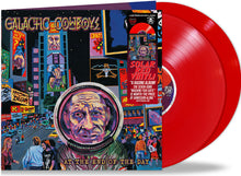 the album cover for Galactic Cowboys - At The End Of The Day [Colored Vinyl] (Gate) [Limited Edition] (Red)