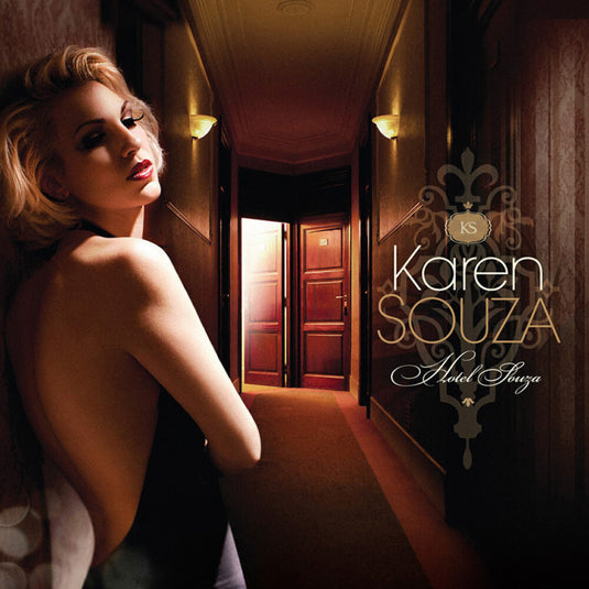 the album cover for Karen Souza - Hotel Souza [Clear Vinyl] (Gate) (Ger)