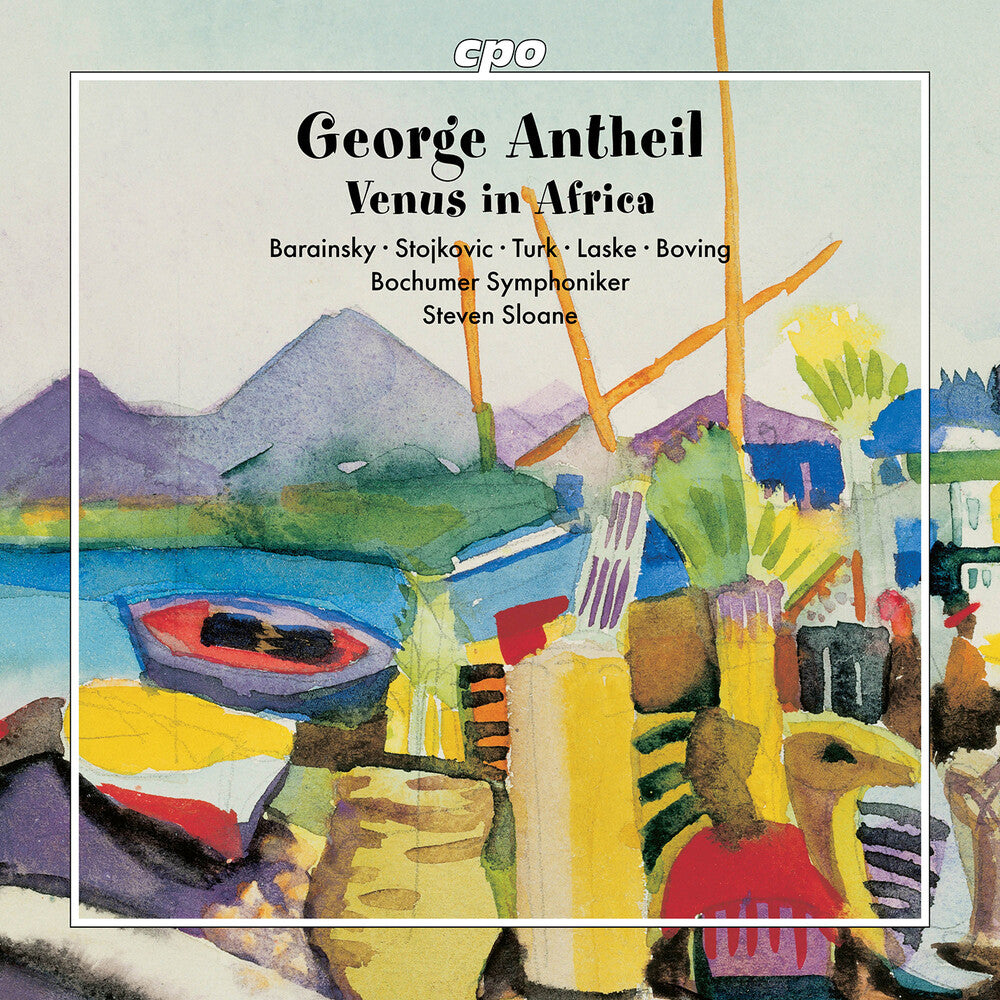 the album cover for Antheil / Boving / Bochumer Symphoniker - Venus In Africa