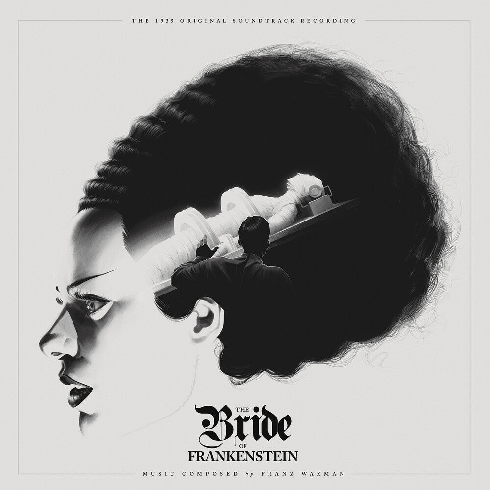 the album cover for Franz Waxman  (Colv) (Red) (Ylw) (Aus) - Bride Of Frankenstein (1935) - O.S.T. [Colored Vinyl] (Red)
