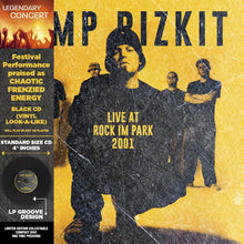 the album cover for Limp Bizkit - Rock In The Park 2001 (Clcb) [Deluxe] [Limited Edition] (Coll)
