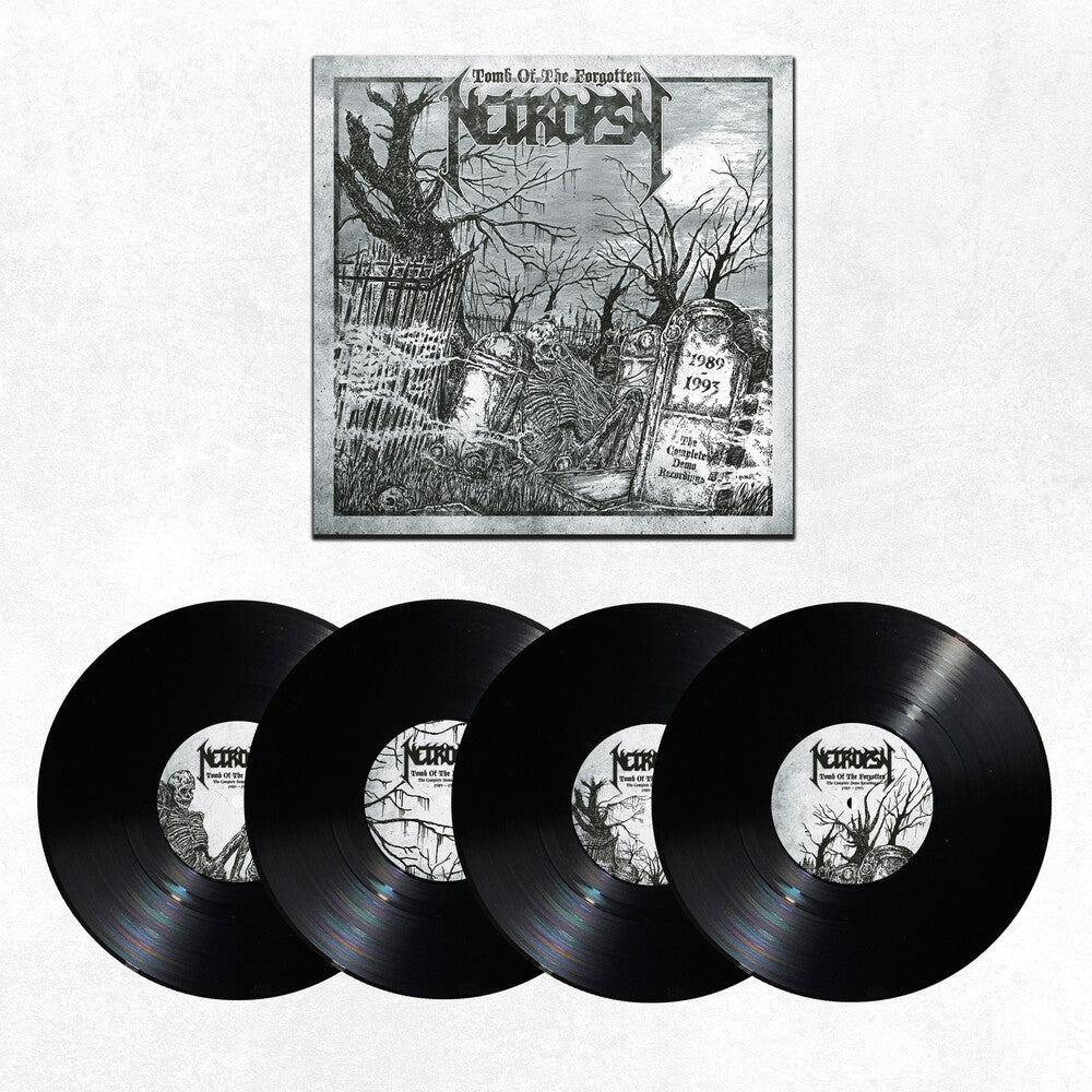 the album cover for Necropsy - Tomb Of The Forgotten (THE COMPLETE DEMO RECORDINGS 1989-1993)