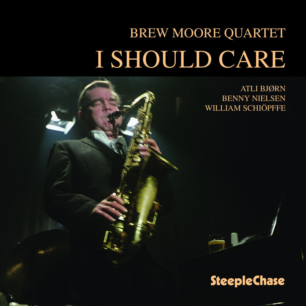 the album cover for Brew Moore - I Should Care
