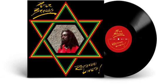 the album cover for Peter Broggs - Rastafari Liveth