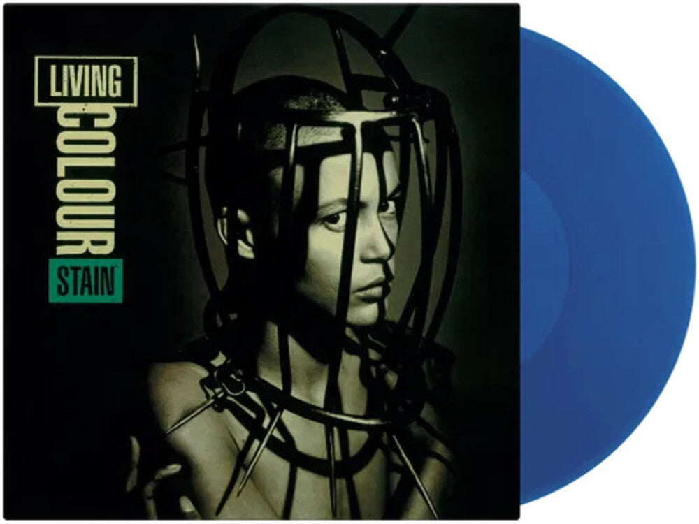 the album cover for Living Colour - Stain (Blue) [Colored Vinyl] [Limited Edition] [180 Gram] (Hol)
