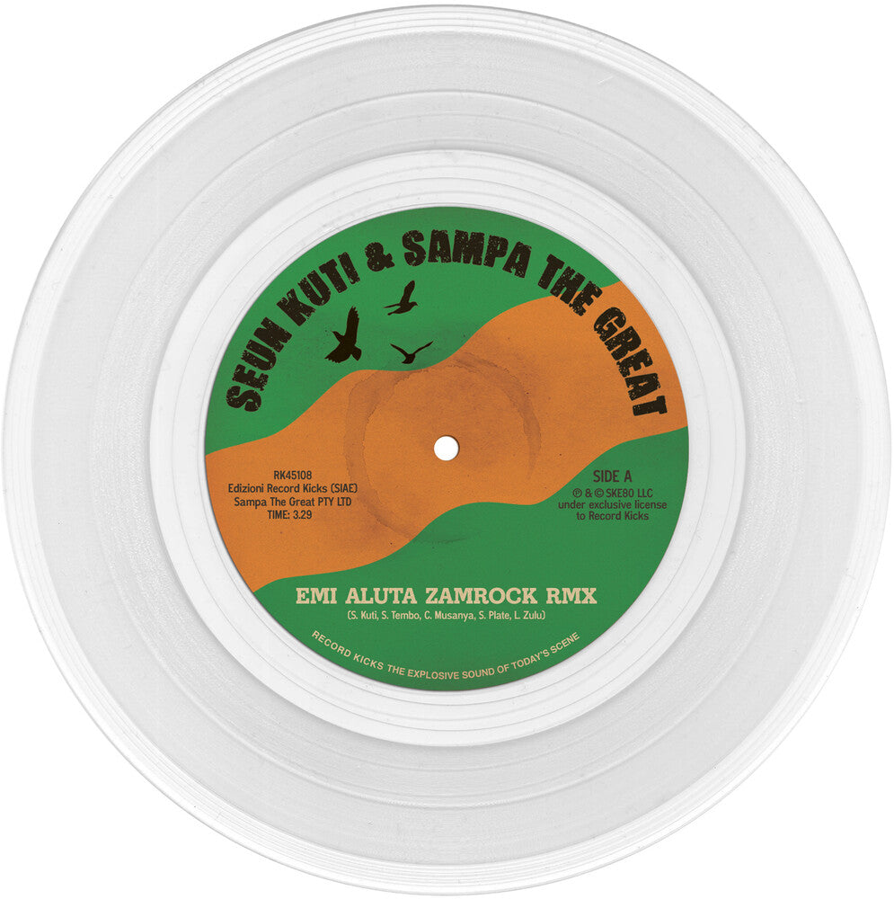 Seun Kuti  / Egypt 80 / Sampa The Great - Emi Aluta Zamrock Remix / Emi Aluta 45 Edit [Clear Vinyl]