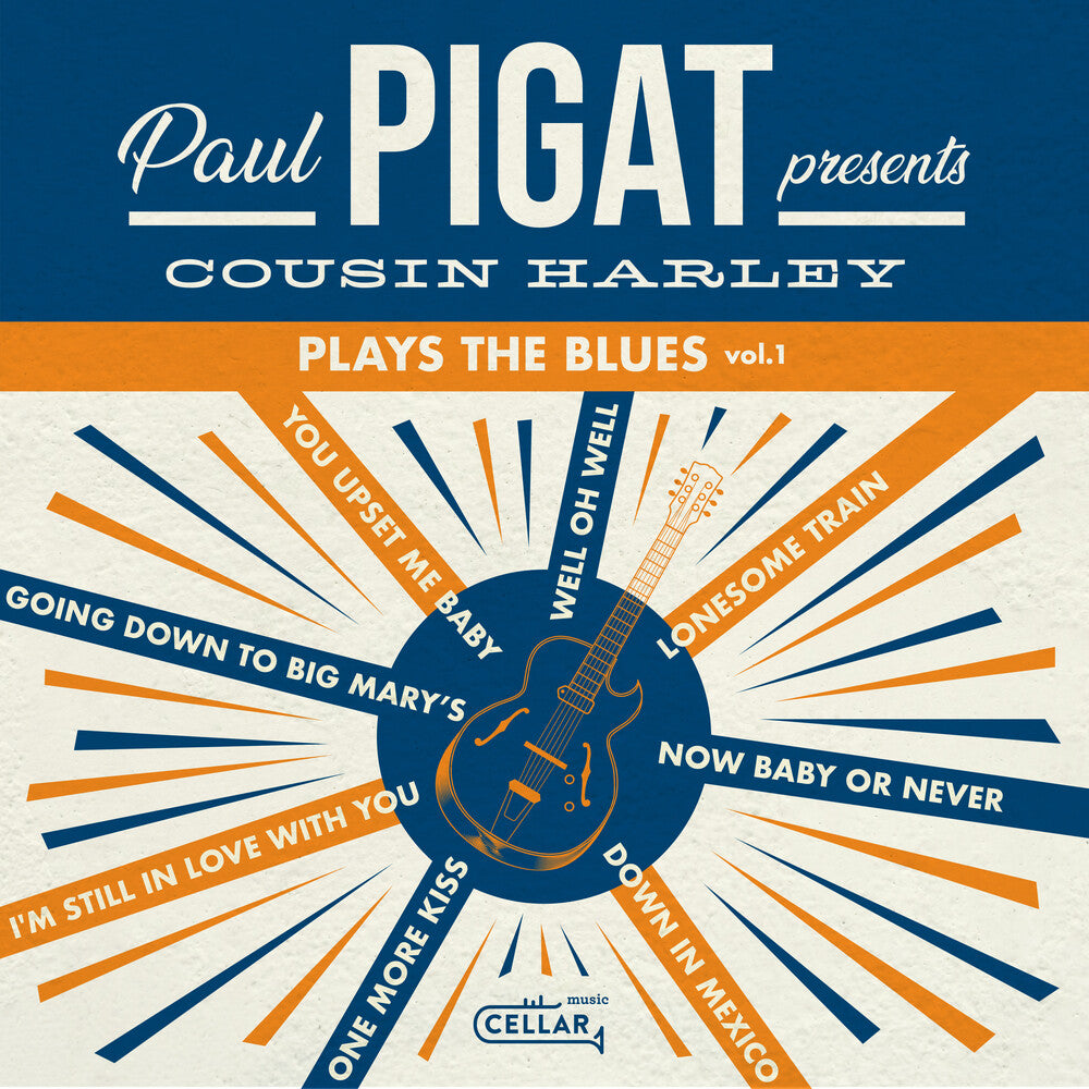the album cover for Cousin Harley - Plays The Blues Volume 1