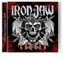 the album cover for Iron Jaw - Cursed