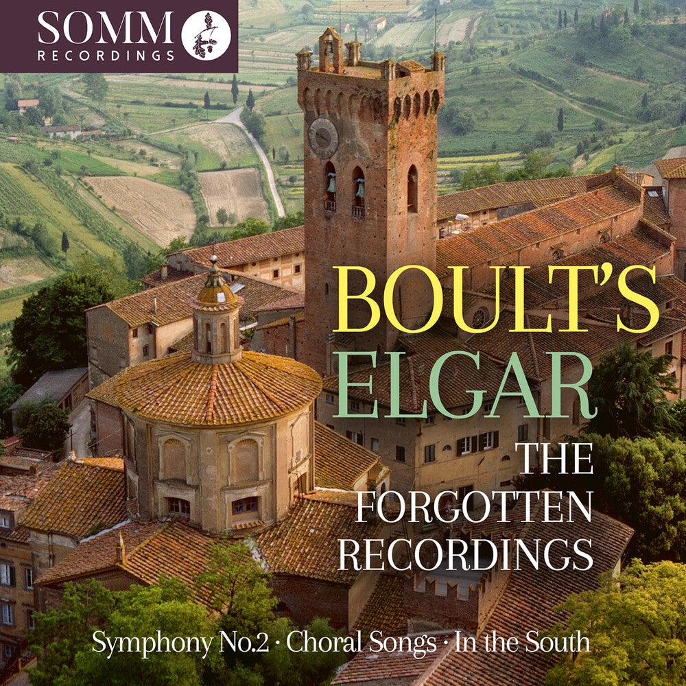 the album cover for Sir Elgar  Edward / Bbc Symphony Orchestra - Boult's Elgar - The Forgotten Recordings