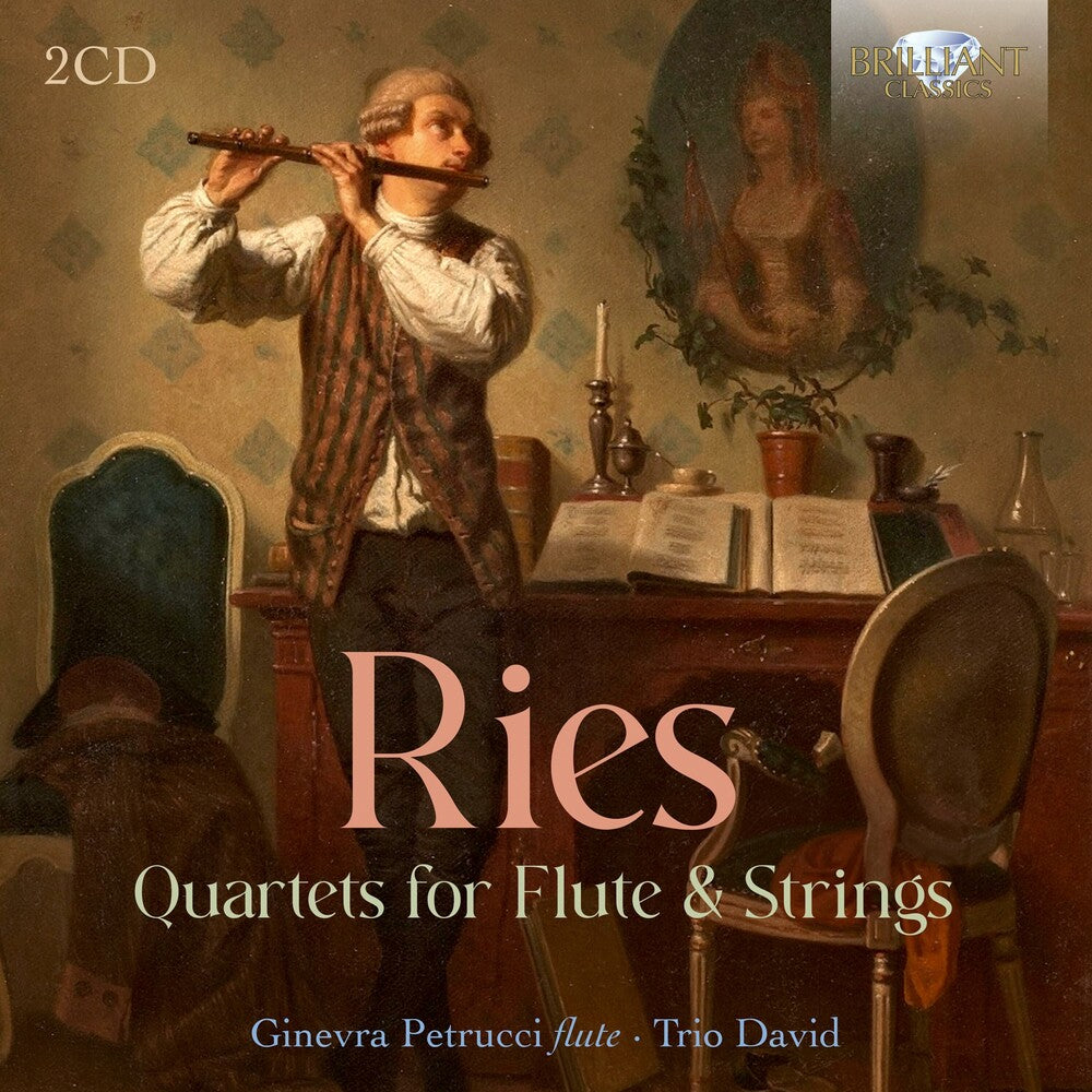 the album cover for Ries / Petrucci / Trio David - Complete Flute Quartets