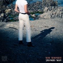 the album cover for Hemi Hemingway - Strangers Again [Blue and White]