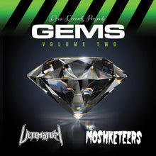 the album cover for Ultimatum / Moshketeers - Gems Volume Two - Green