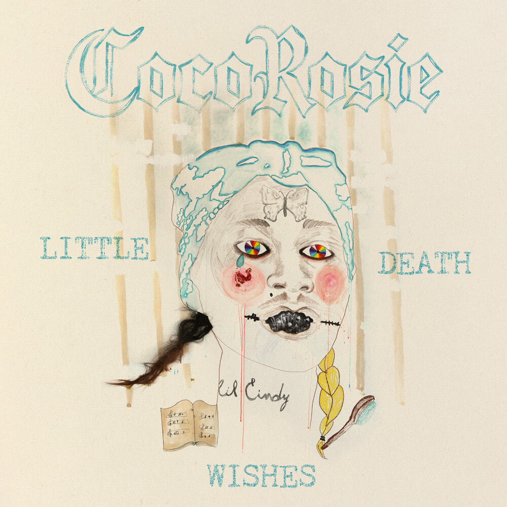 the album cover for CocoRosie  - Littledeath Wishes (Blue) [Colored Vinyl]