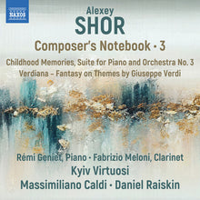 the album cover for Shor - Shor: Composer's Notebook Vol. 3