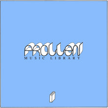 the album cover for Frollen Music Library - 001-015 - Blue (Blue) [Colored Vinyl]