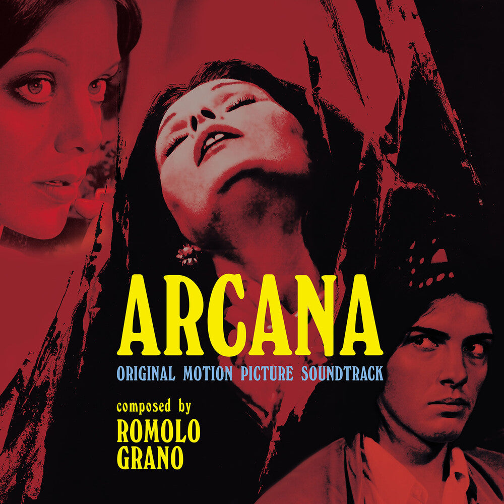 the album cover for Romolo Grano  (Colv) (Ltd) (Red) (Ita) - Arcana - O.S.T. - Ltd Clear Red Vinyl [Colored Vinyl] [Limited Edition]