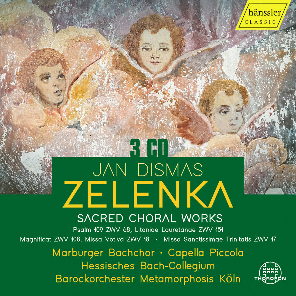 the album cover for Zelenka / Lins - Jan Dismas Zelenka - Sacred Choral Works