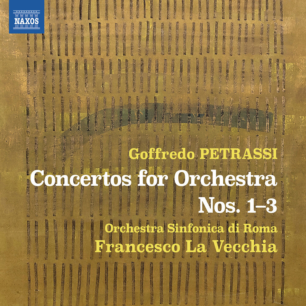 the album cover for Petrassi / Orchestra Sinfonica Di Roma - Concertos For Orchestra Nos. 1-3