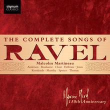 the album cover for Ravel / Dufresne - Complete Songs Of Ravel