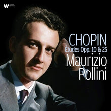 the album cover for MAURIZIO POLLINI - Chopin Etudes Op. 10 & 25