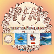 the album cover for Pfm - Manticore Studio Albums (Uk)