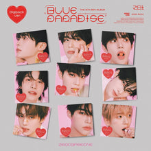 the album cover for Zerobaseone - Blue Paradise (Post) (Stic) [With Booklet] (Phot) [Digipak]