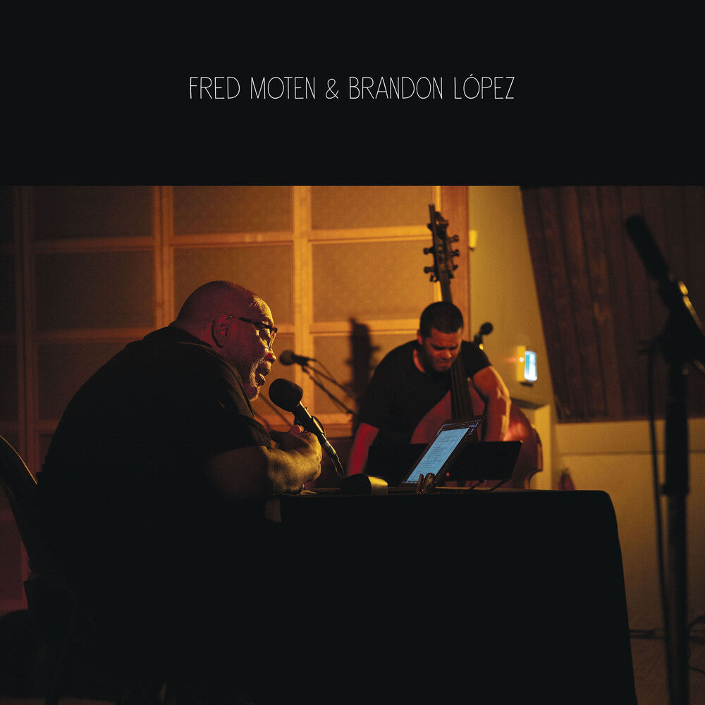 the album cover for Fred Moten  / Lopez,Brandon - Revision