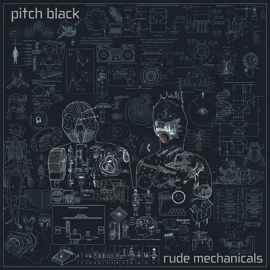 the album cover for Pitch Black - Rude Mechanicals