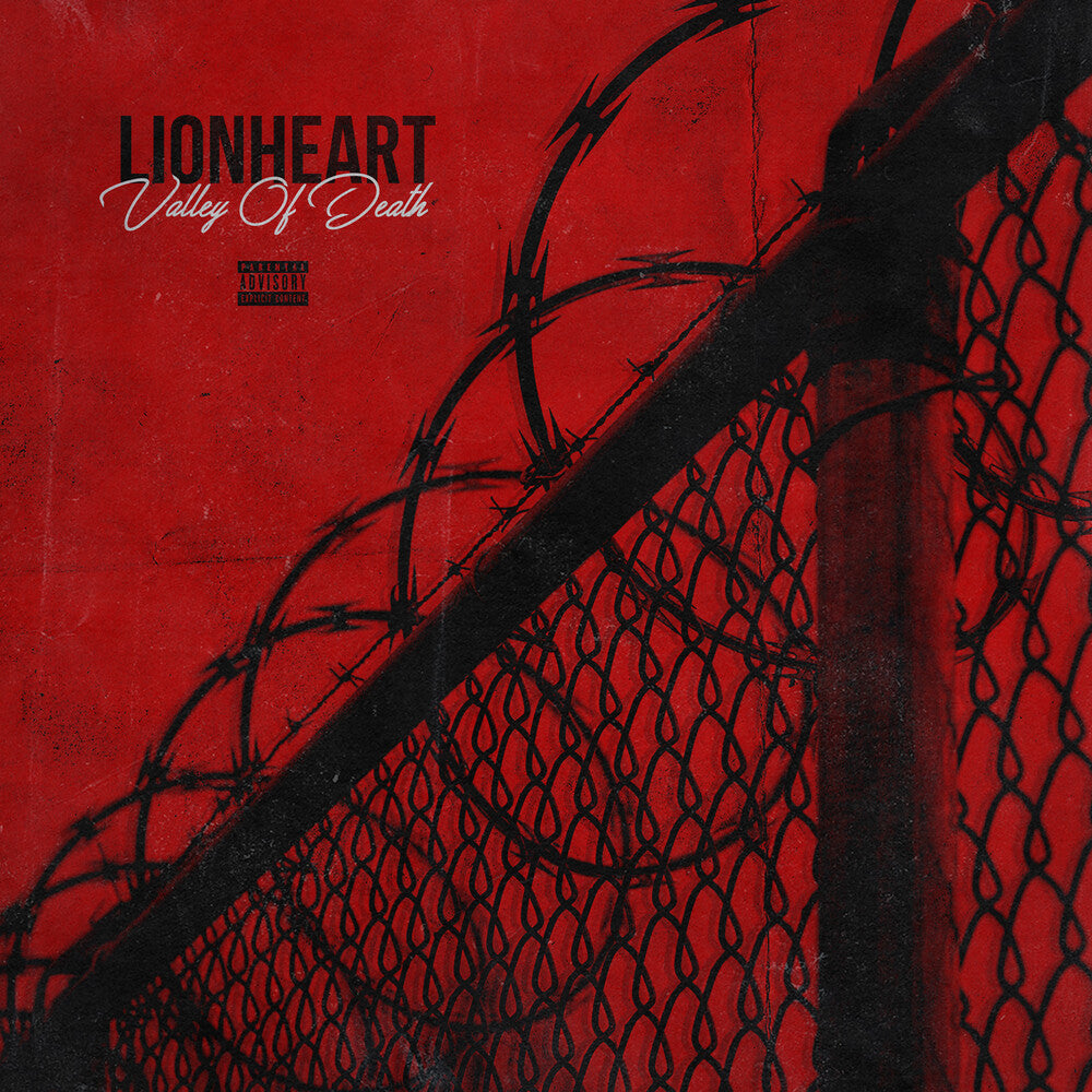 the album cover for Lionheart - Valley Of Death (Uk)