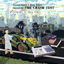 the album cover for WINO WILLY x GIALLO POINT - THE CRASH TEST