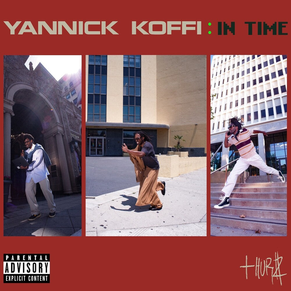 the album cover for Thurz - YANNICK KOFFI IN TIME [Red Vinyl]
