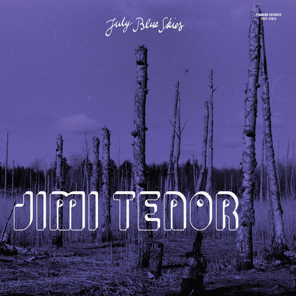 the album cover for Jimi Tenor  / Cold Diamond & Mink - July Blue Skies - Purple [Colored Vinyl] (Purp)