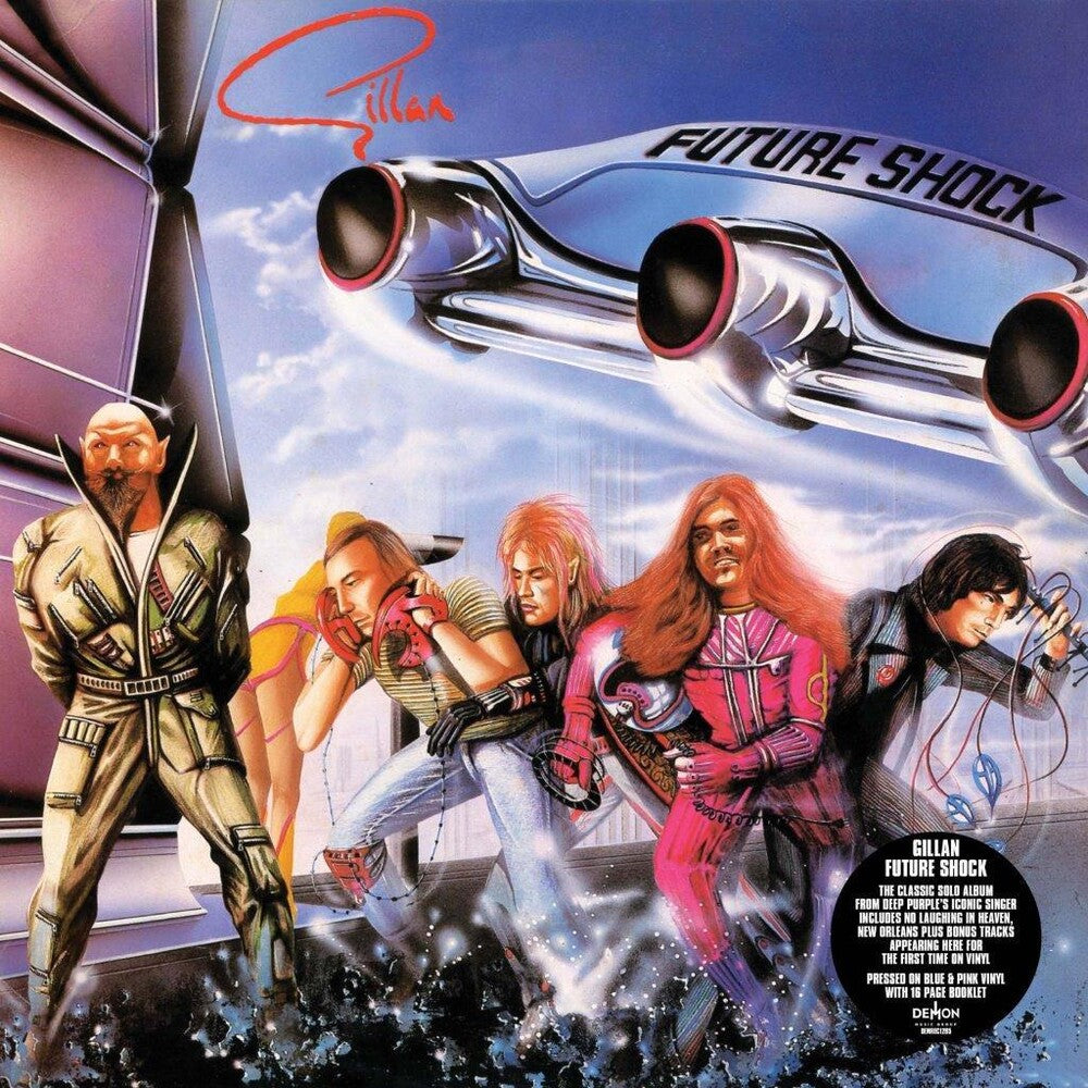 the album cover for Gillan - Future Shock (Blue) [Colored Vinyl] (Ofgv) (Pnk) (Exp) (Uk)