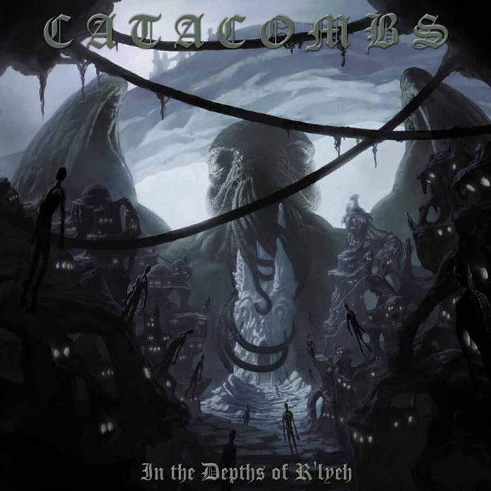 the album cover for Catacombs - In the Depths of R'lyeh