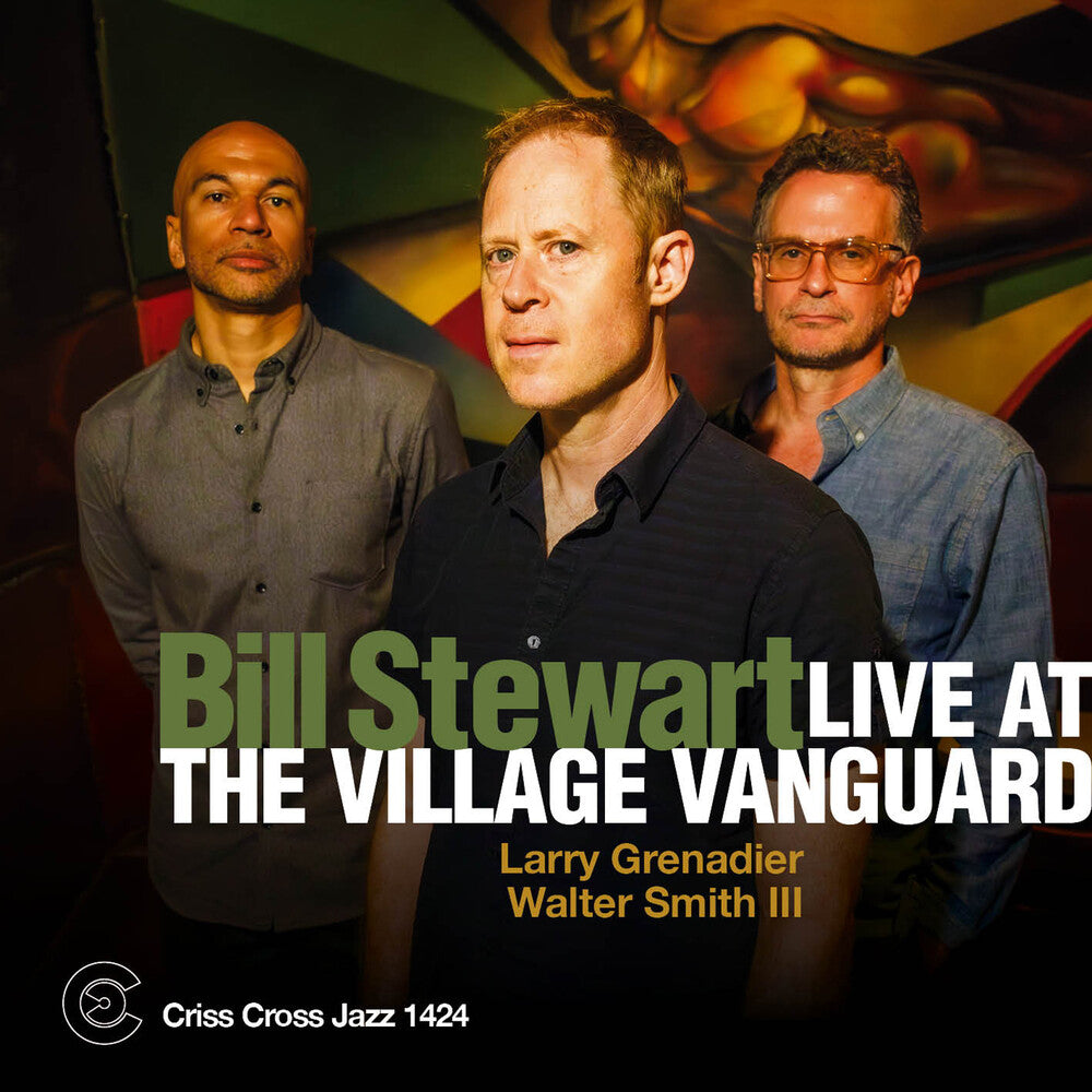 the album cover for Bill Stewart  Trio - Live At The Village Vanguard