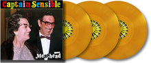 the album cover for Captain Sensible - Meathead - Orange Crystal Vinyl [Colored Vinyl] (Org)