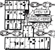 the album cover for Zackey Force Funk &amp; XL Middleton - Hey MF b/w Phone Home