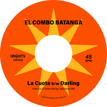 the album cover for El Combo Batanga - La Cuota b/w Darling
